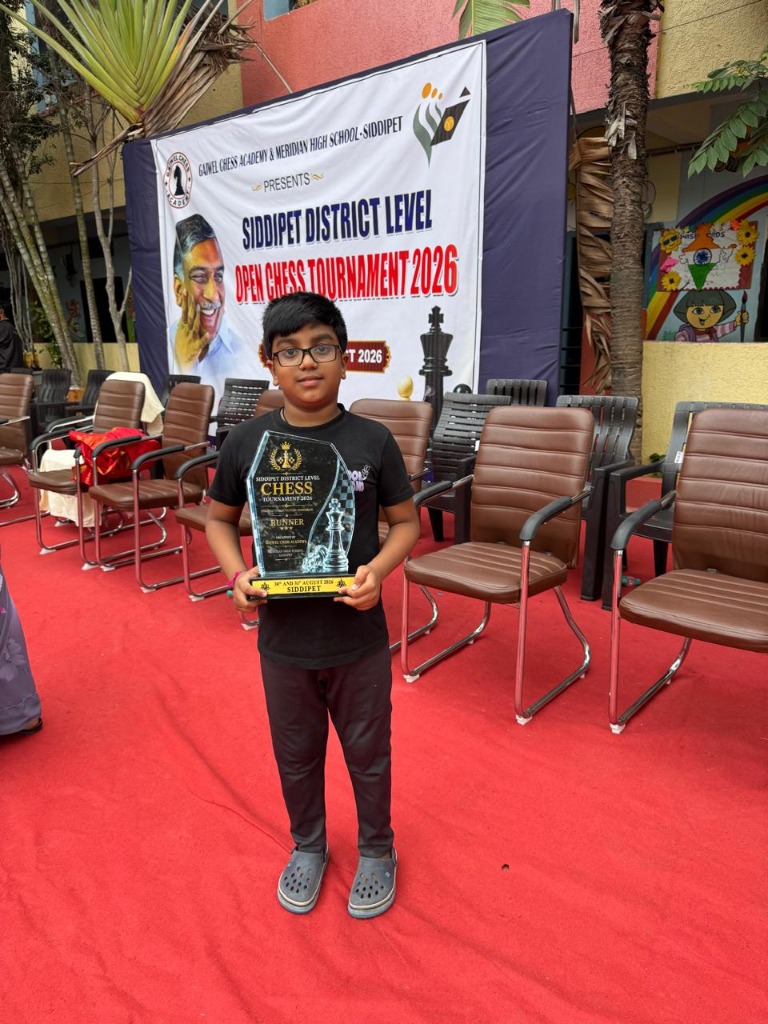Suvyanth Chess Runner Up